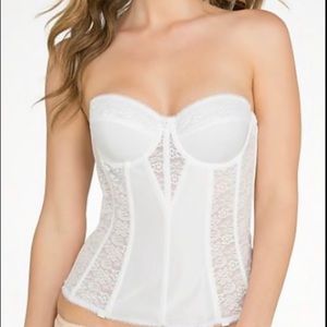 Doninique Longline Lace Torsolette Bridal Bustier